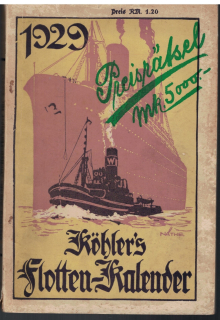 1929 Köhlers Flottenkalender (1 St.)